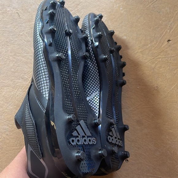 NWT Adidas Freak Spark Football Turf Cleats Size 13 Black No Tie Velcro Slip On - Picture 7 of 8